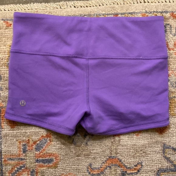 Lululemon Align Reversible Purple and Teal Shorts 2” Size 6 - Picture 2 of 4